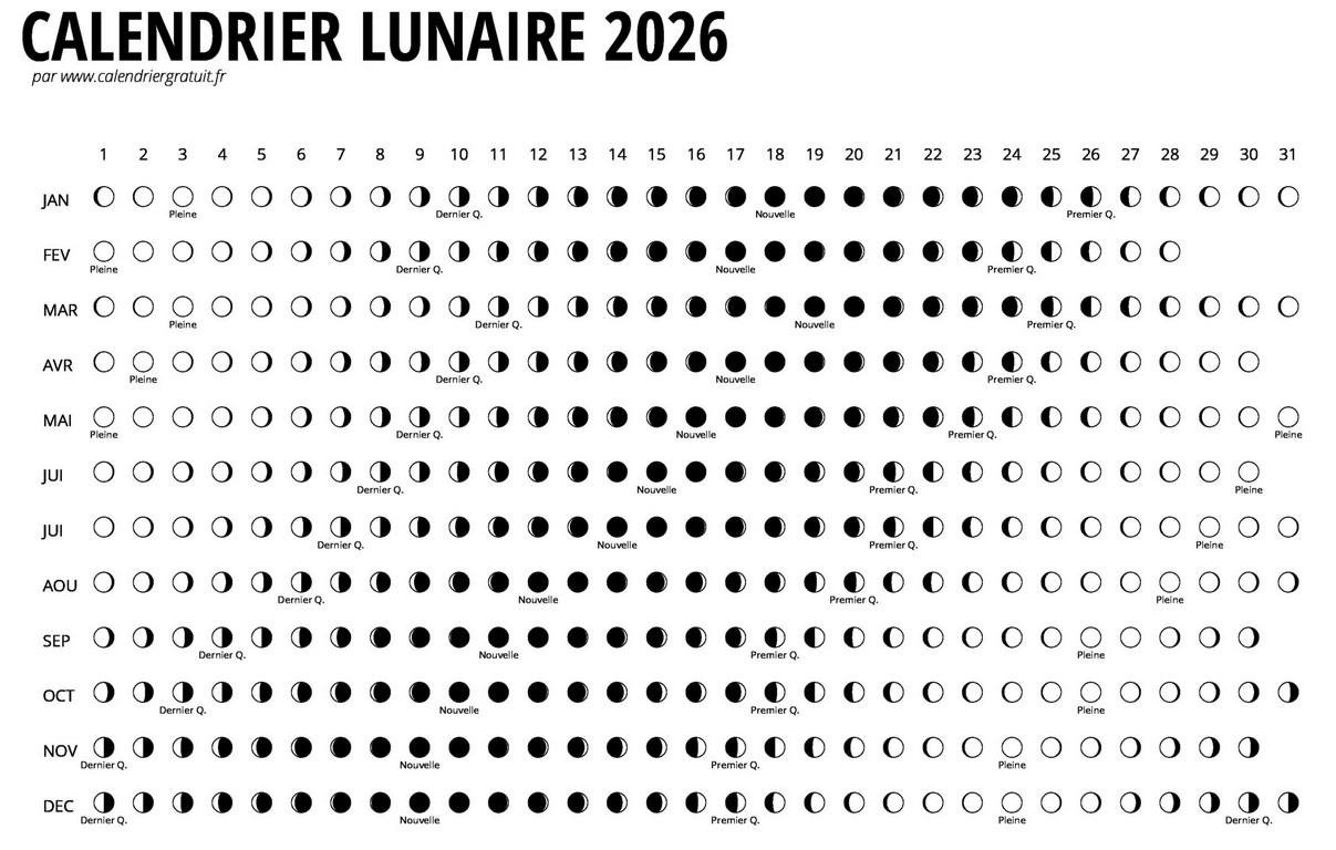 Calendrier lunaire
